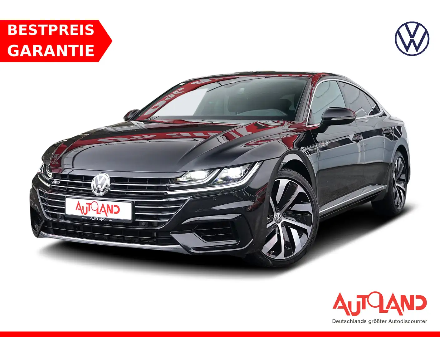 Volkswagen Arteon 2.0 TDI 4Motion DSG R-Line LED Navi Pano Zwart - 1