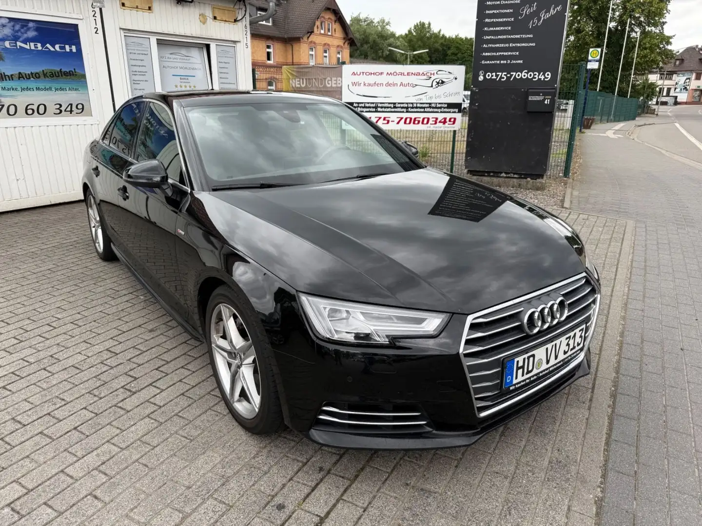 Audi A4 Lim. sport 3 x S-LINE Zwart - 2