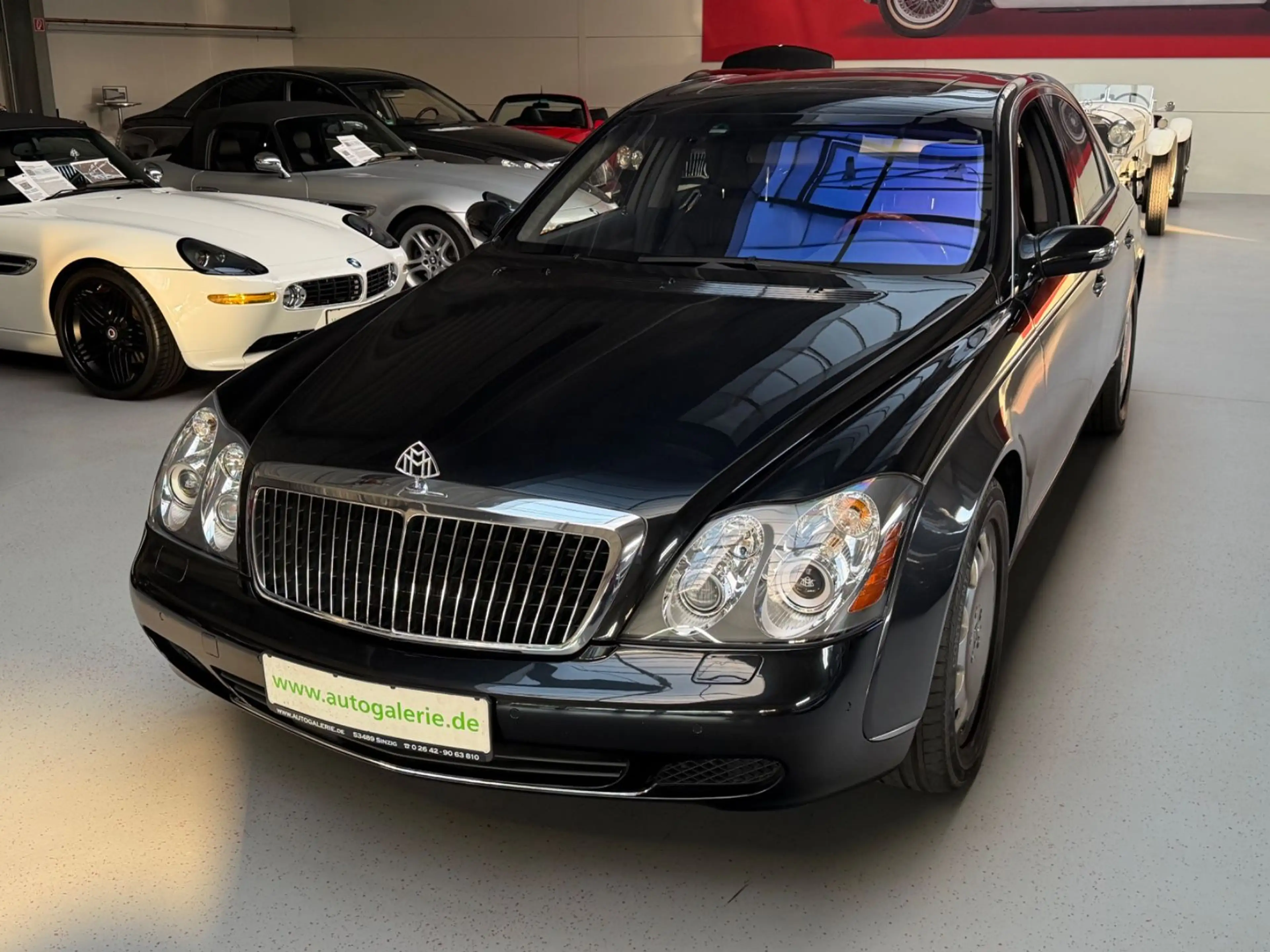 Maybach 57 Caspi Schwarz Amboina Distronic Service MwSt
