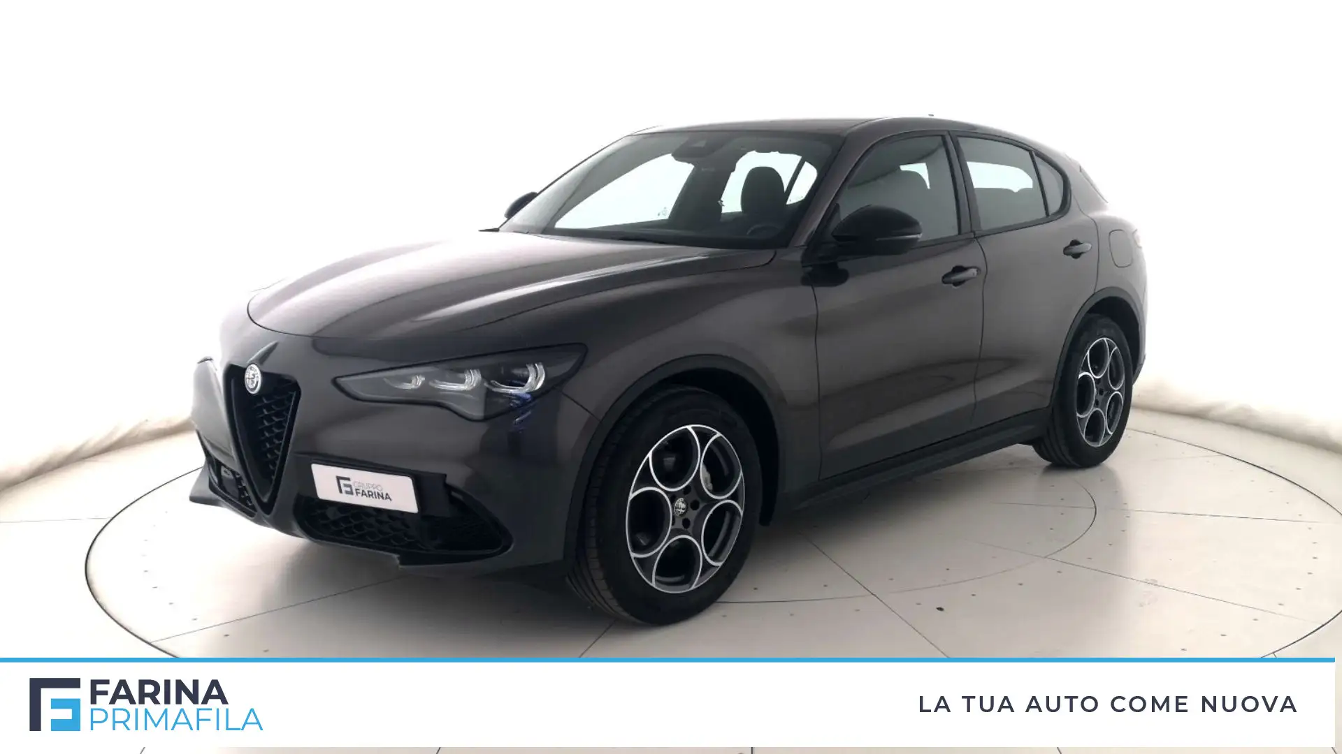 Alfa Romeo Stelvio 2.2 Turbo Sprint Grau - 1