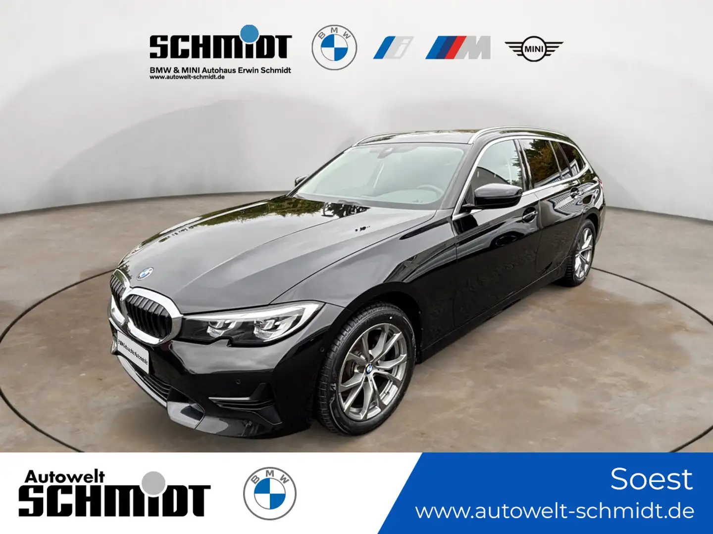 BMW 318 d Touring Sport Line + GARANTIE Schwarz - 1