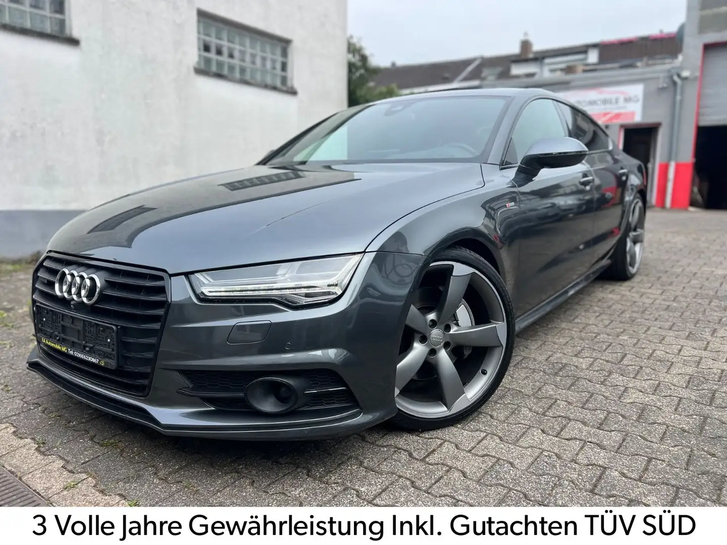 Audi A7 S-LINE 3.0 TDI QUATTRO-AUTOM-NAVI-SHD-BOSE Grau - 1