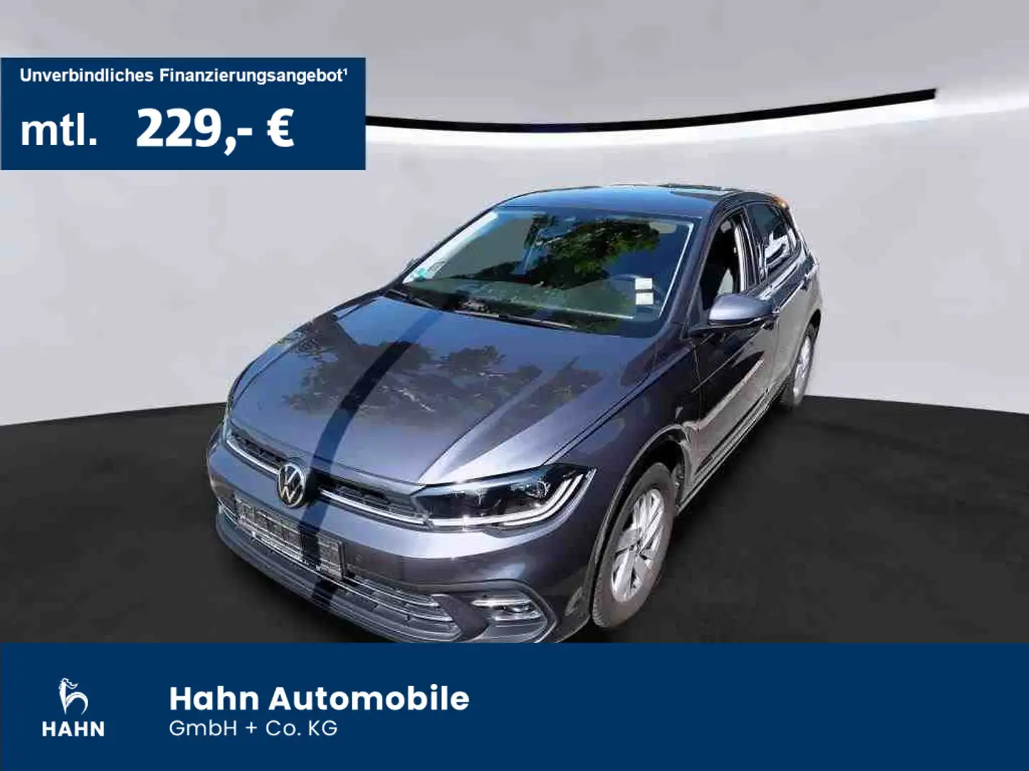 Volkswagen Polo 1.0TSI Style Matrix Navi-Vorb. PDC Sitzheiz Grijs - 1