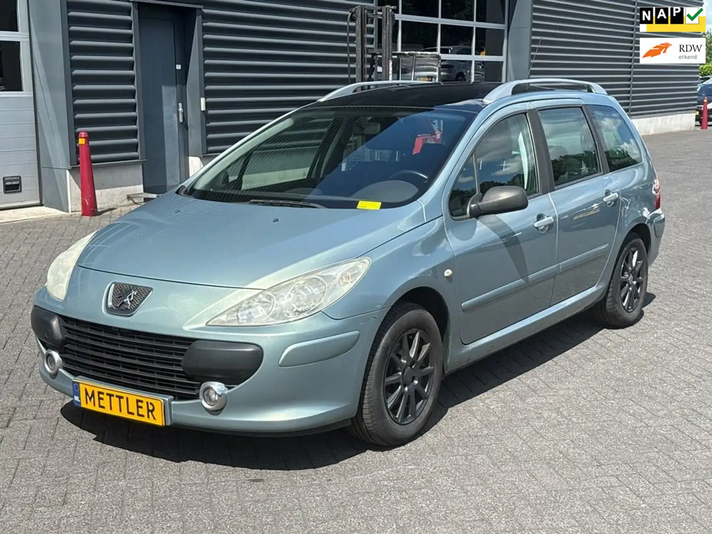 Peugeot 307 SW 1.6-16V, Airco, Cruise Control Grijs - 1