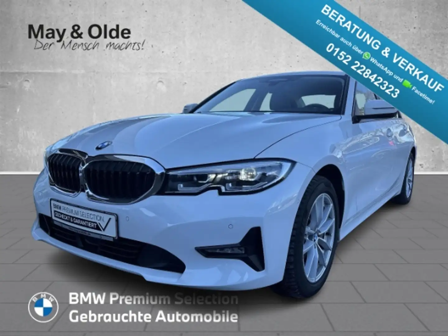 BMW 330 i xDrive Navi LED HiFi ACC PA+ DA+ RFK SHZ Weiß - 1
