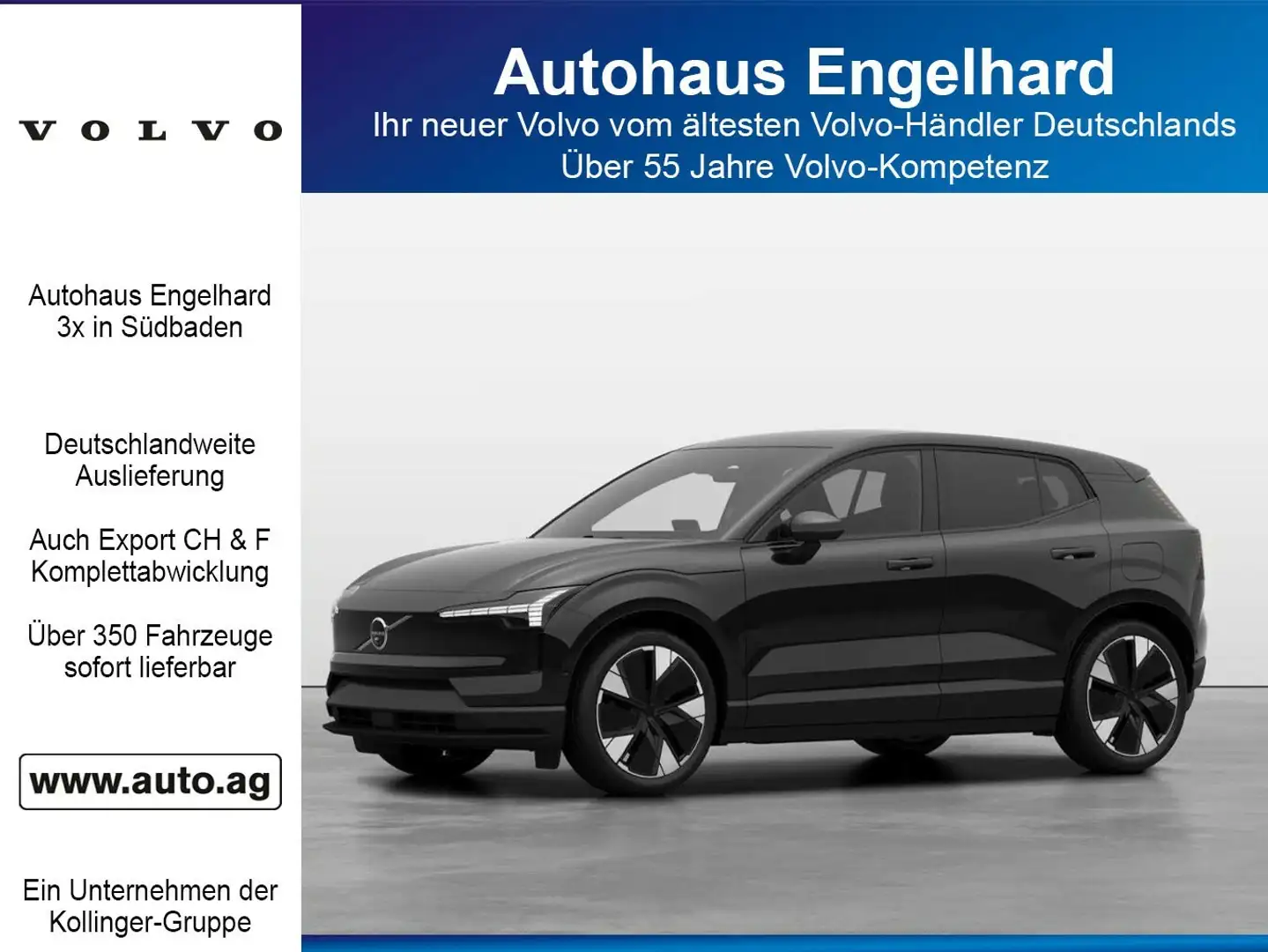 Volvo EX30 SINGLE EXT. RANGE ULTRA MY24 Schwarz - 1