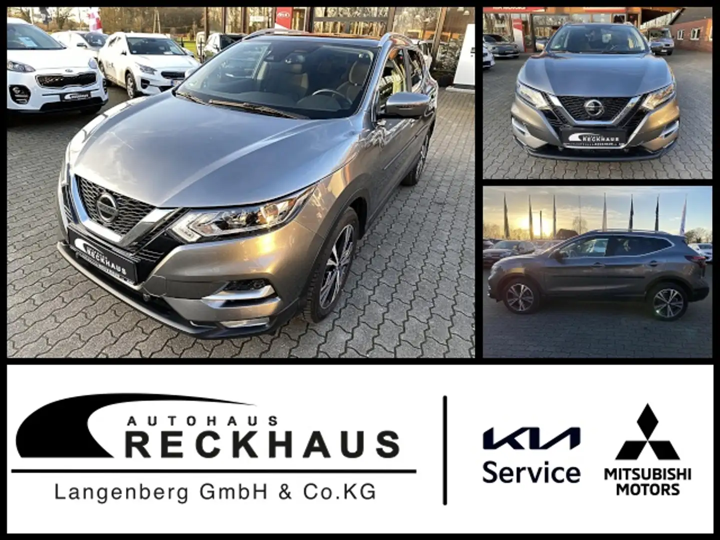 Nissan Qashqai Zama 1.4 2WD DCT, Ganzjahresreifen, AHK Klima Grau - 1