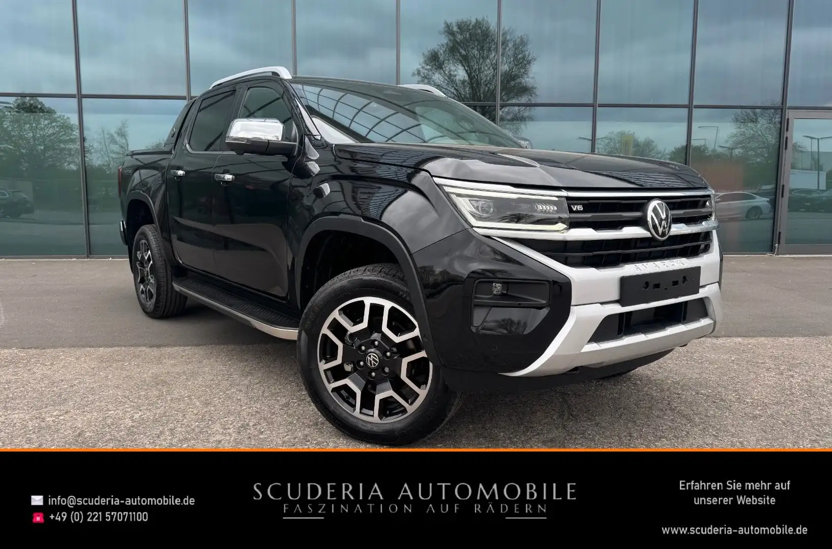 Volkswagen Amarok 3.0 TDI V6 Aventura 4Motion AUTO ACC Matrix 360 Noir - 1