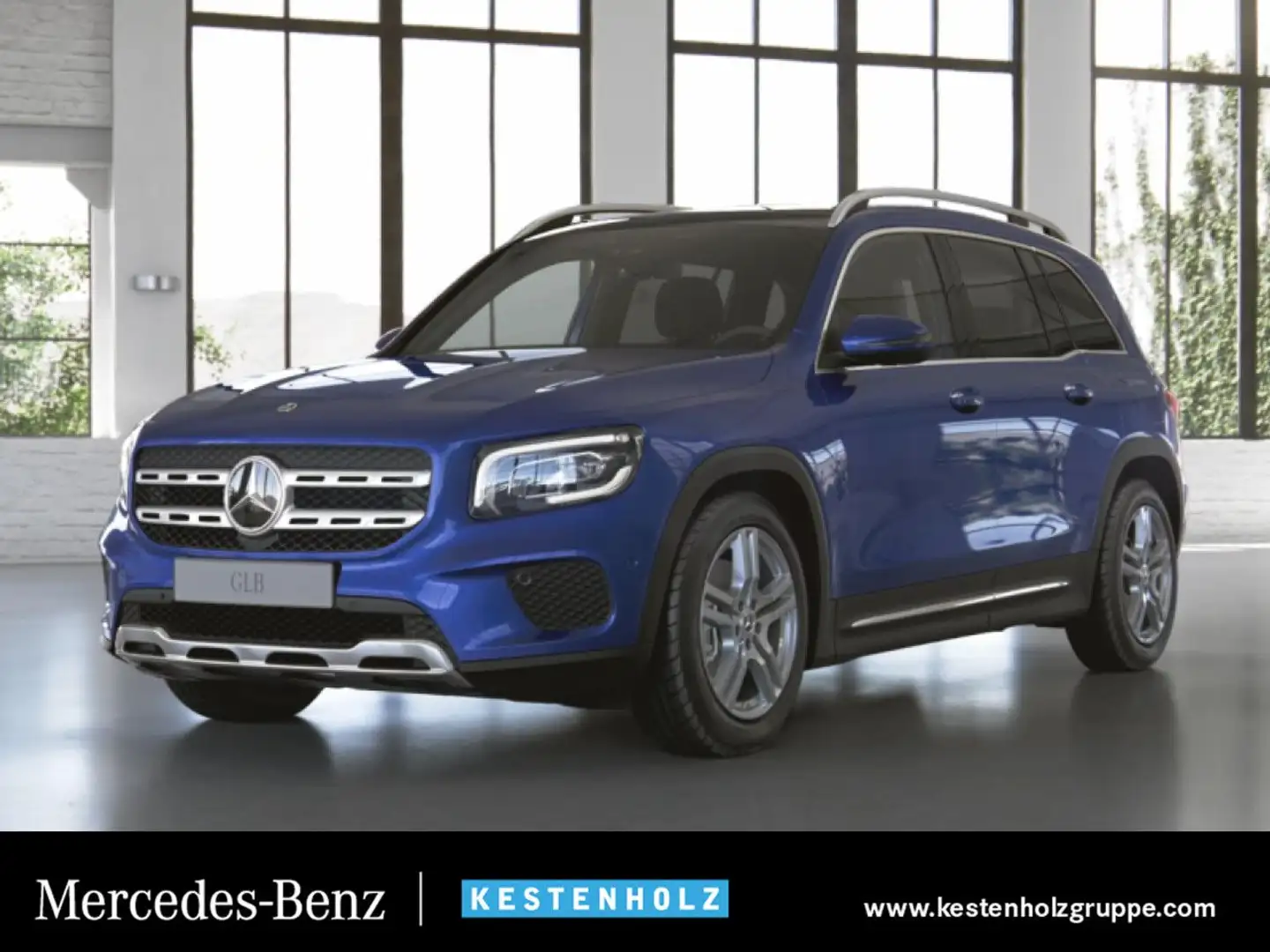 Mercedes-Benz GLB 220 d Pano LED Kamera Spurhalt-Ass PTS Sitzh Blau - 1