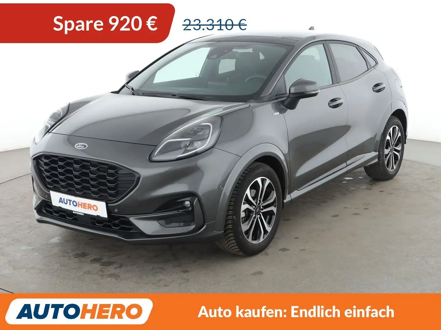 Ford Puma 1.0 EcoBoost Mild-Hybrid ST-Line X Aut.*NAVI*LED* Gris - 1