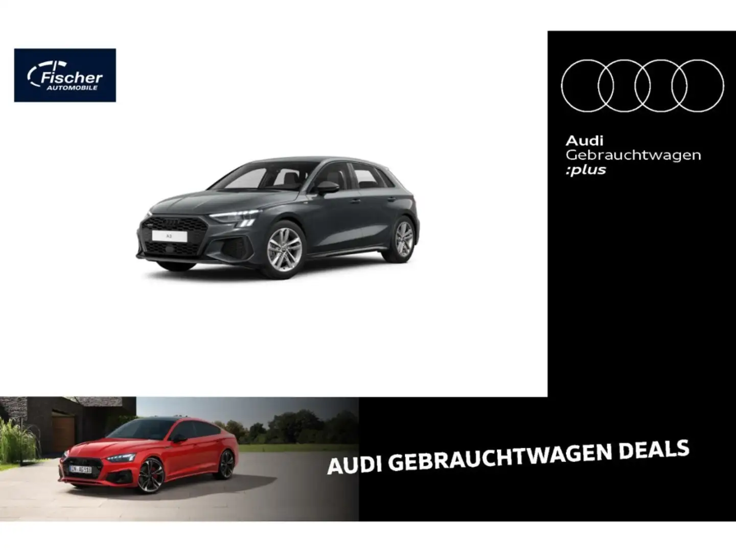 Audi A3 Sportback 40 TDI quattro S line Grau - 1