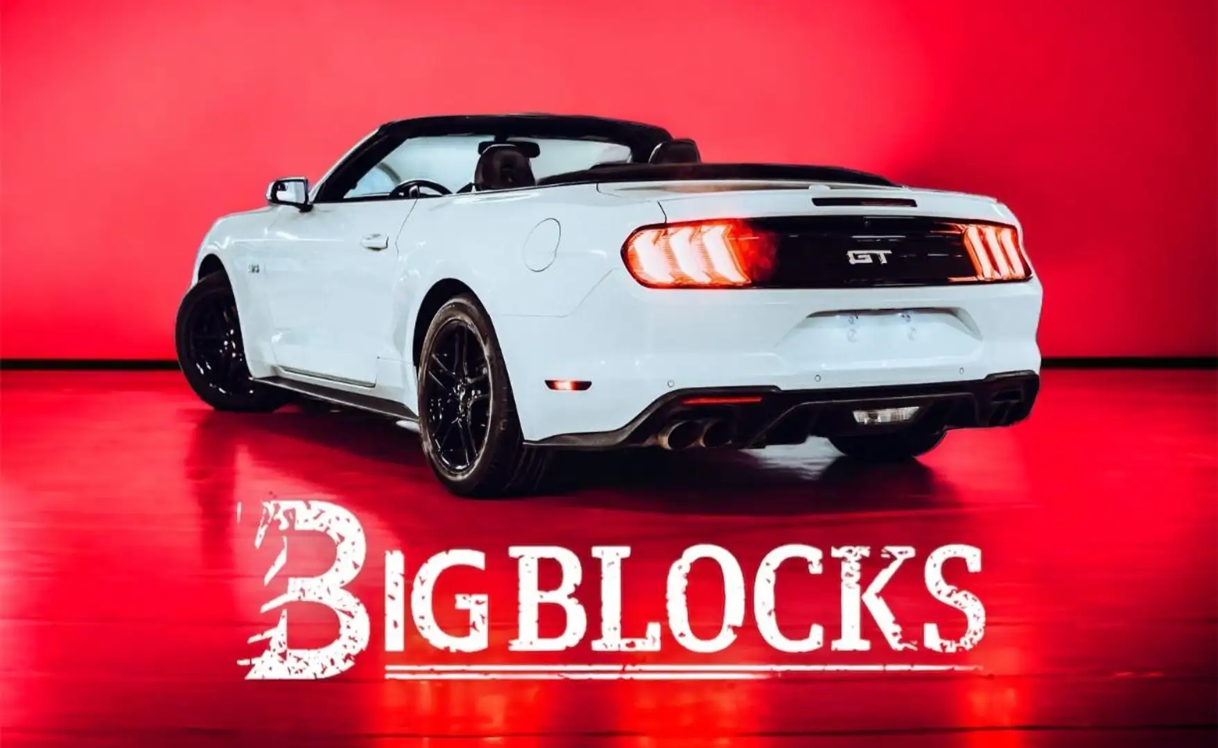 Ford Mustang Cabrio GT 5,0 Ltr. V8 450PS Shelby-Kit*10-Gang-... Bílá - 2