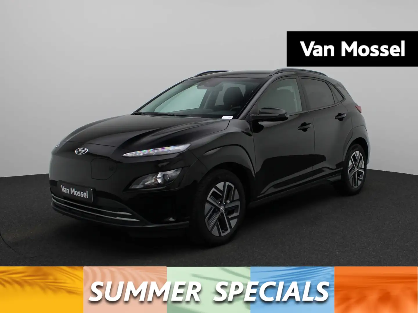 Hyundai KONA EV Fashion 39 kWh | Navi | ECC | Cam | LMV | Zwart - 1