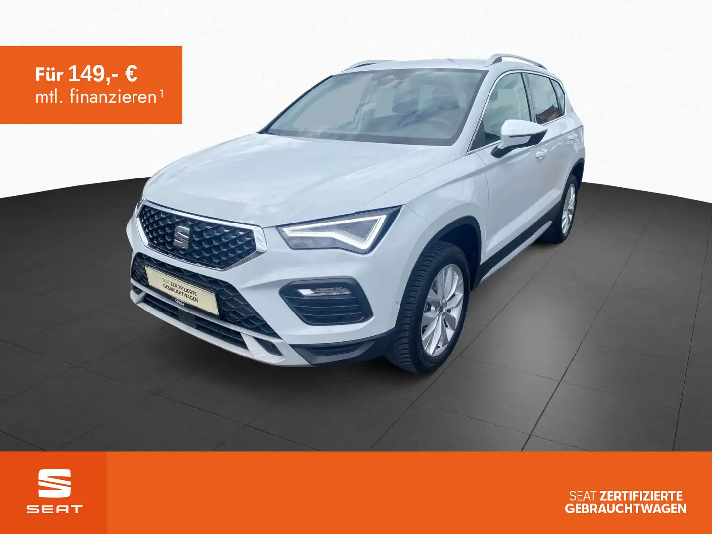 SEAT Ateca 1.5 TSI DSG Xperience Navi AHK LED RFK ACC Weiß - 1