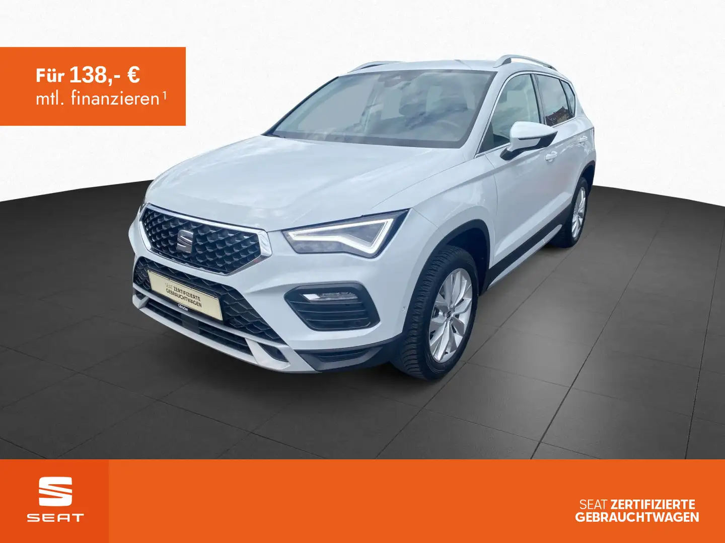 SEAT Ateca 1.5 TSI DSG Xperience Navi AHK LED RFK ACC Weiß - 1