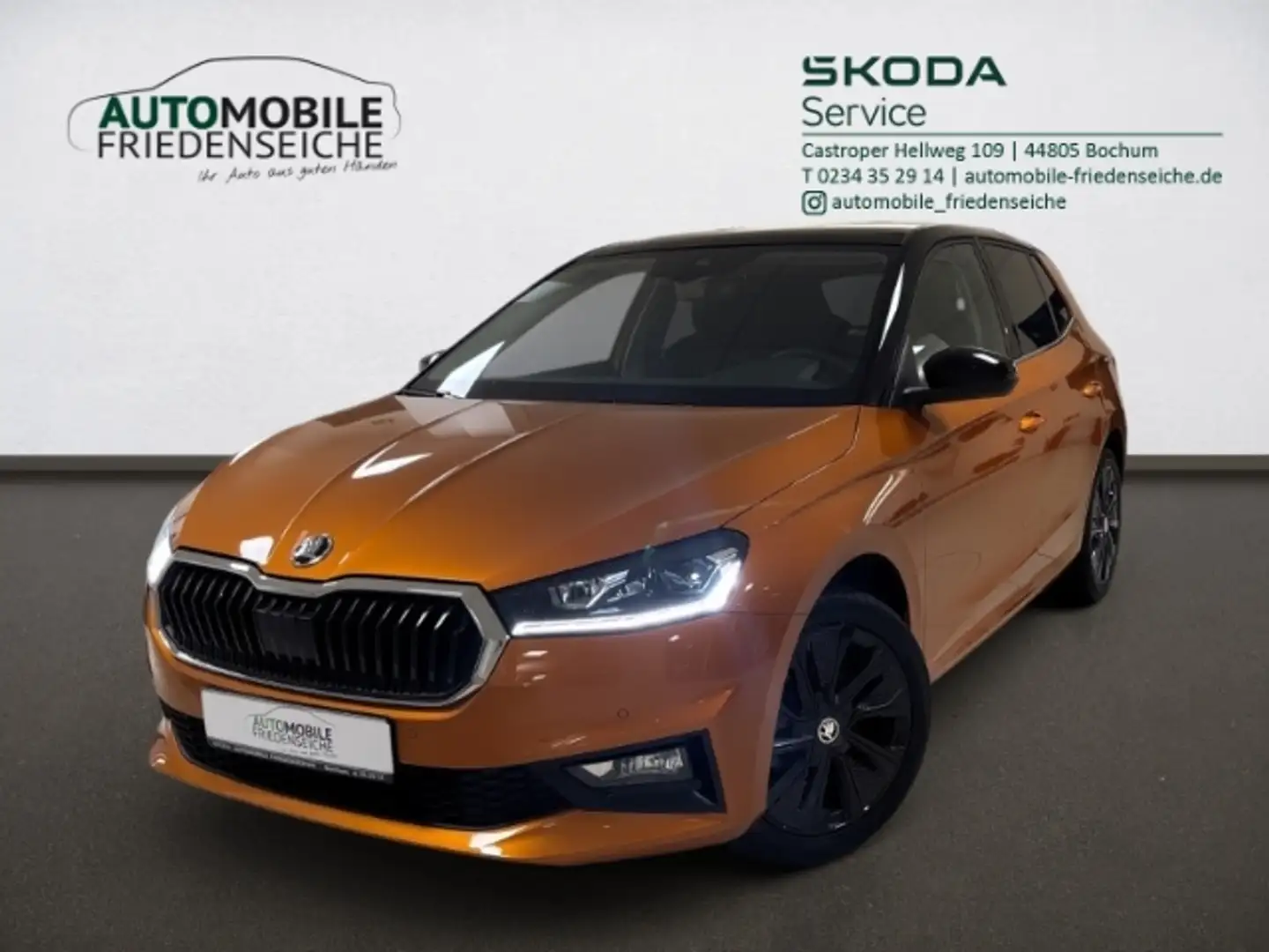 Skoda Fabia Style 1.0 TSI 81 KW Navi Pano Clima 17'' Orange - 1