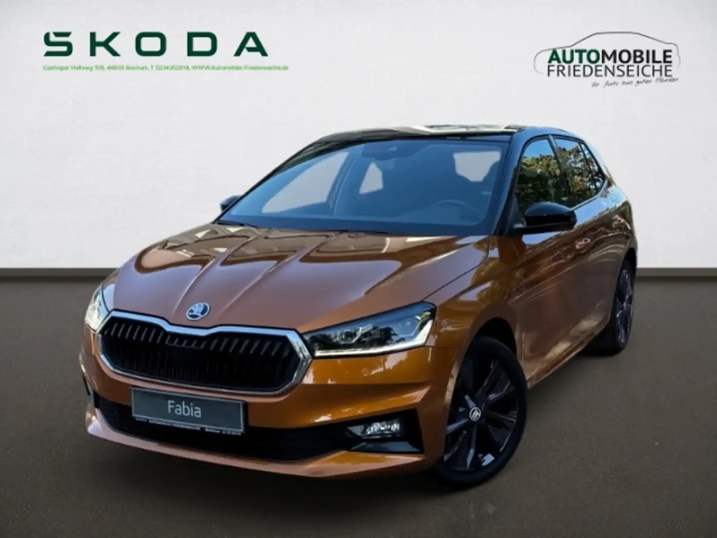 Skoda Fabia Style 1.0 TSI 81 KW Navi Pano Clima 17'' Naranja - 1
