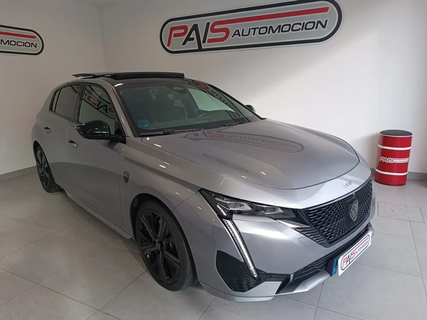 Peugeot 308 1.6 Hybrid GT EAT8 225 Gris - 2