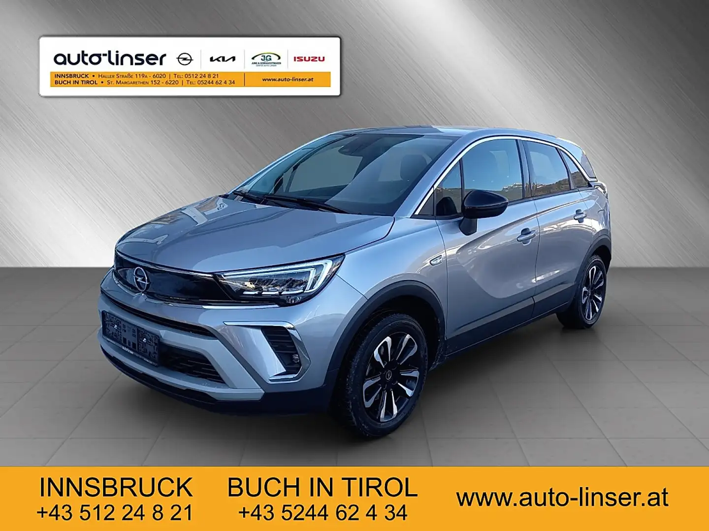 Opel Crossland X 1,2 Turbo ECOTEC Direct Injection Edition St./St Silber - 1