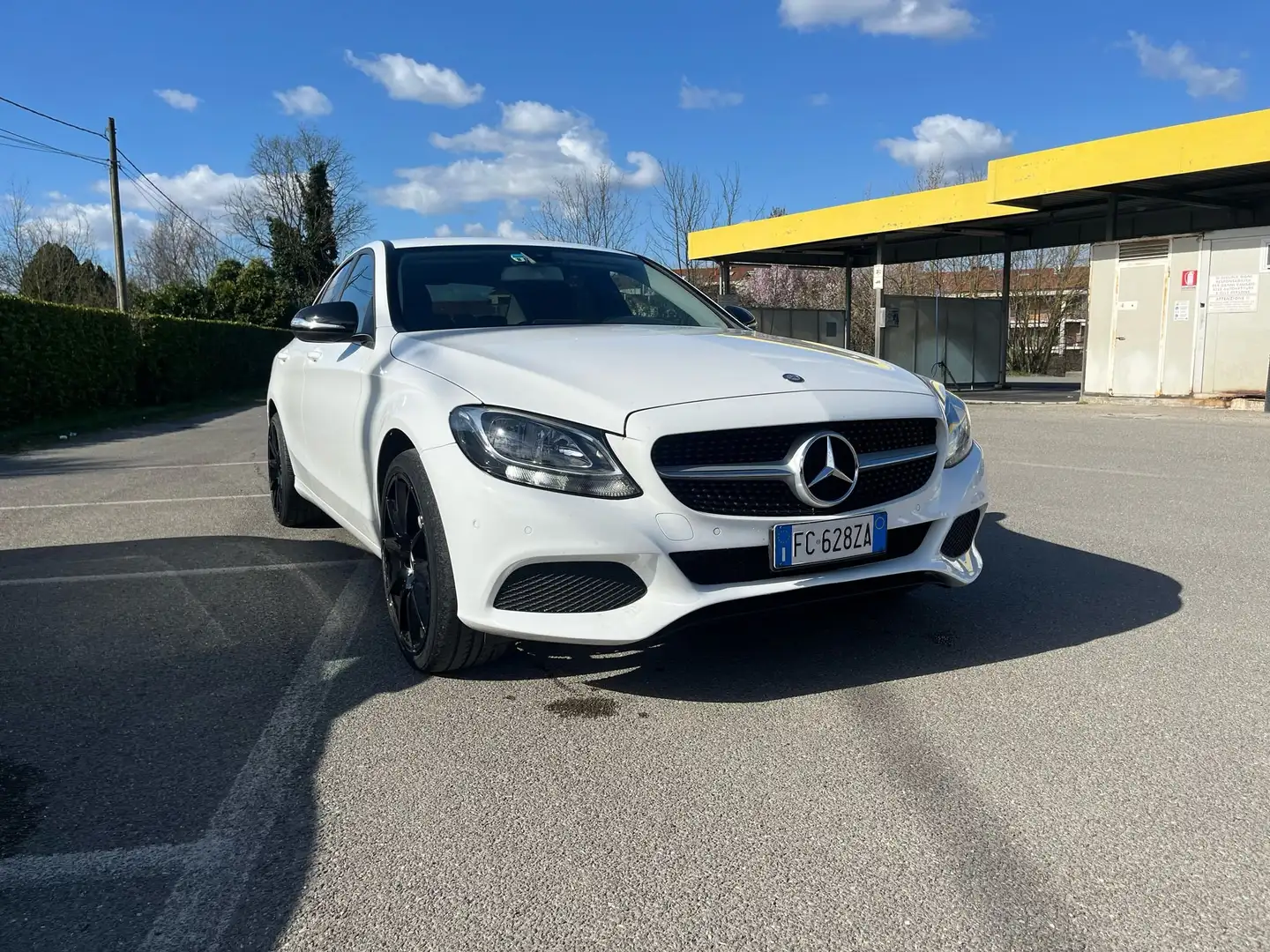 Mercedes-Benz C 180 Classe C-W205 2014 Berlina d (bt) Business auto Weiß - 1