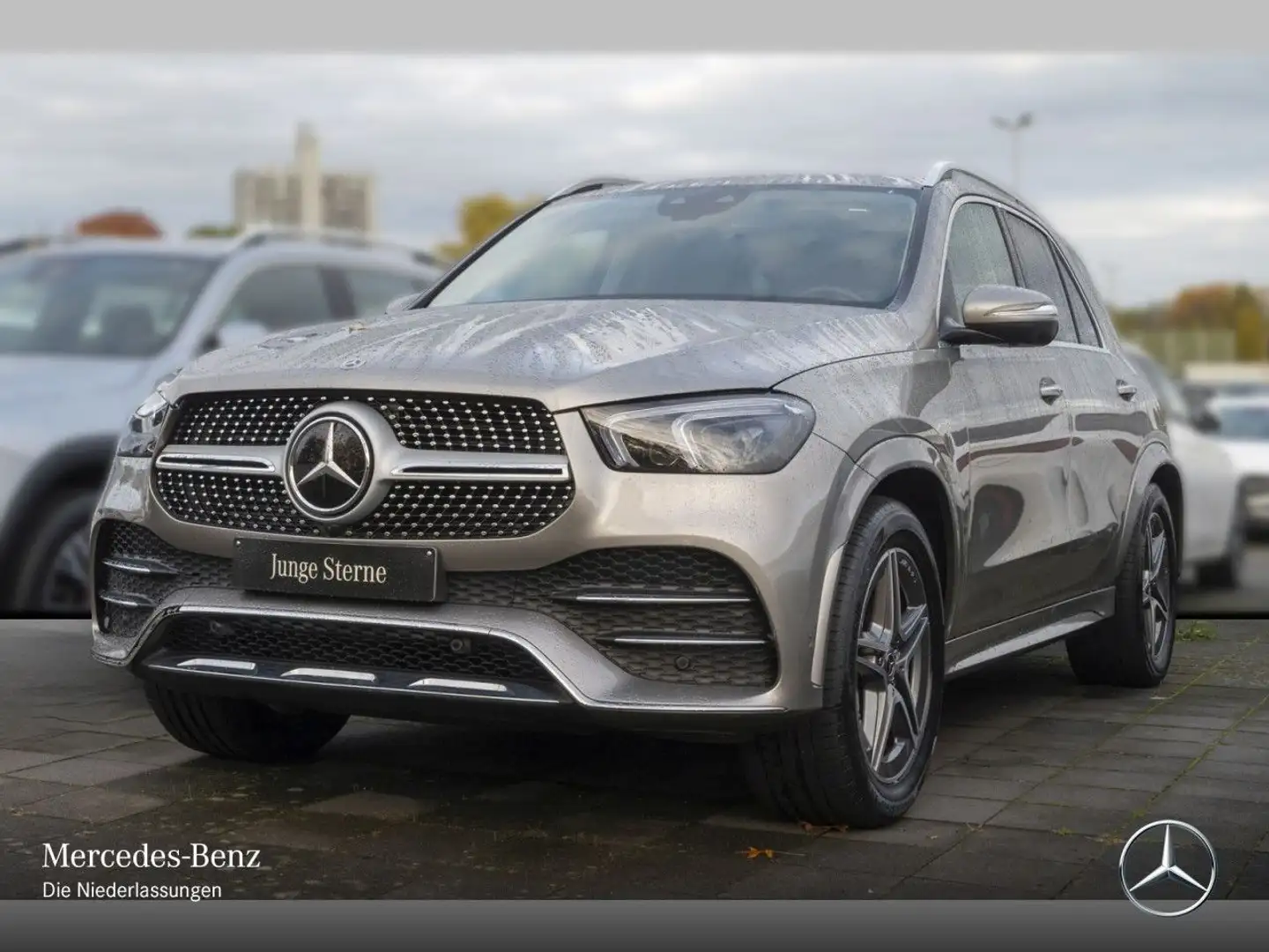 Mercedes-Benz GLE 350 e 4M AMG+360+AHK+LED+FAHRASS+20"+HUD+9G Silber - 2