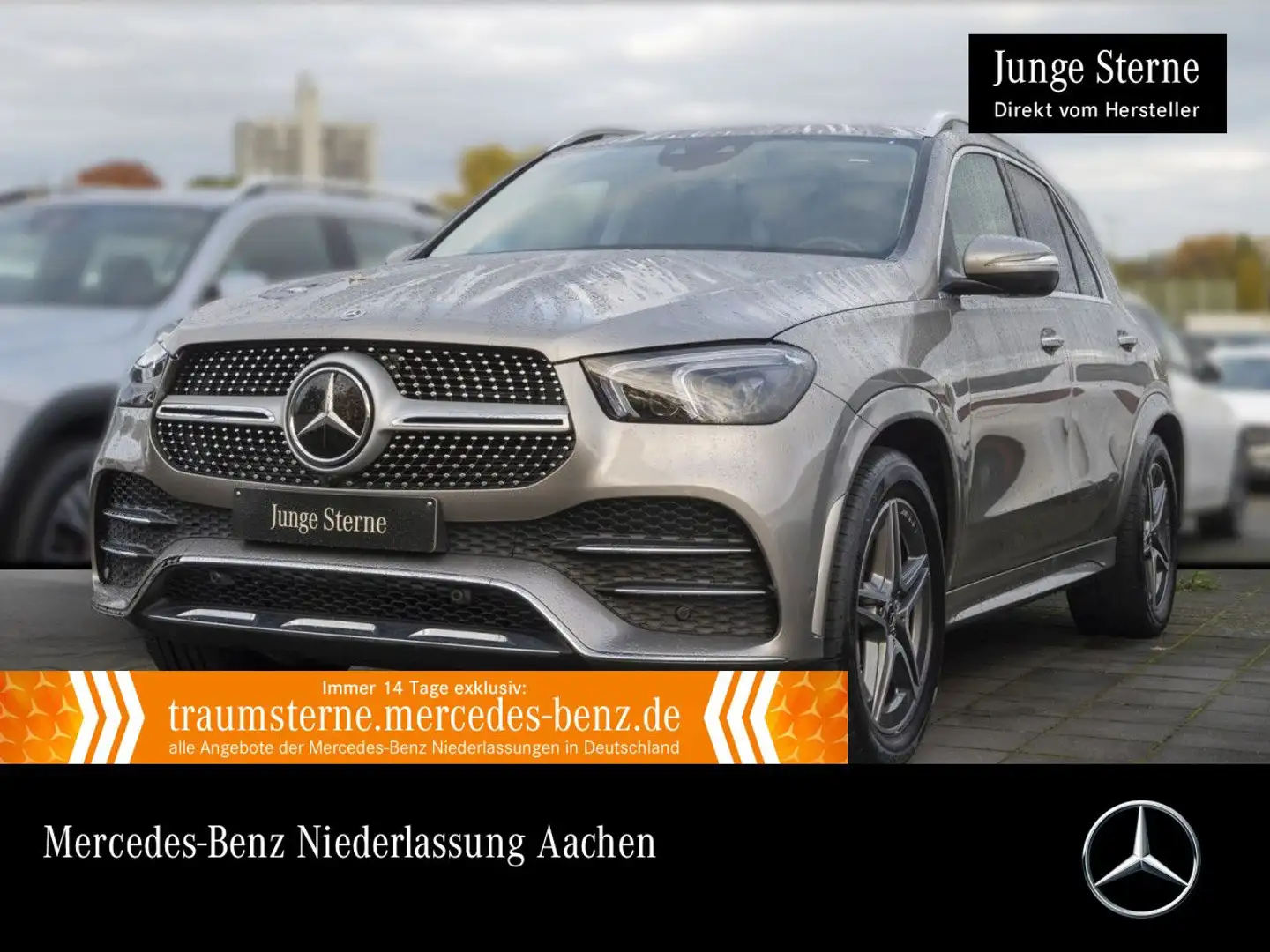 Mercedes-Benz GLE 350 e 4M AMG+360+AHK+LED+FAHRASS+20"+HUD+9G Silber - 1
