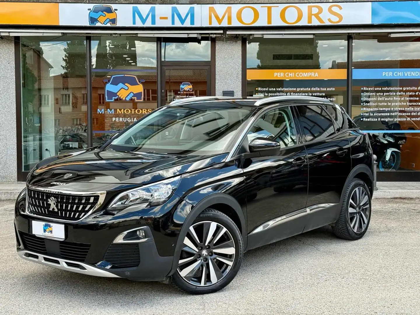 Peugeot 3008 BlueHDi 130 S&S Allure Zwart - 1