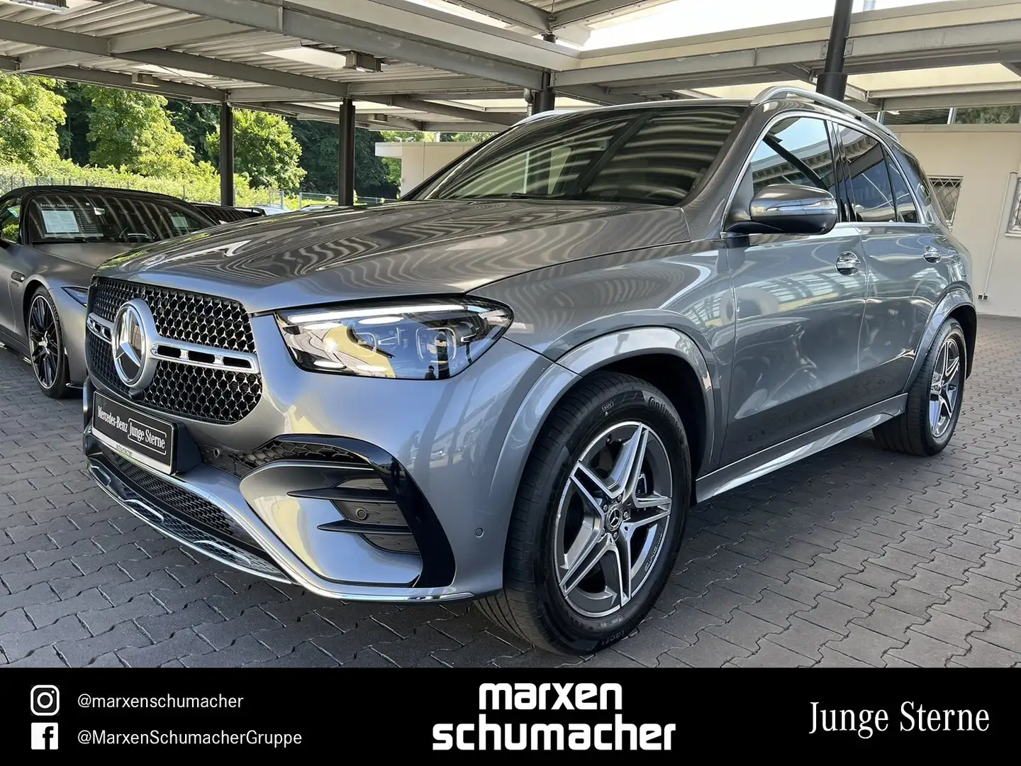 Mercedes-Benz GLE 350 GLE 350 de 4M AMG AHK+Burm+HuD+360°+Memory+Distr Grau - 1
