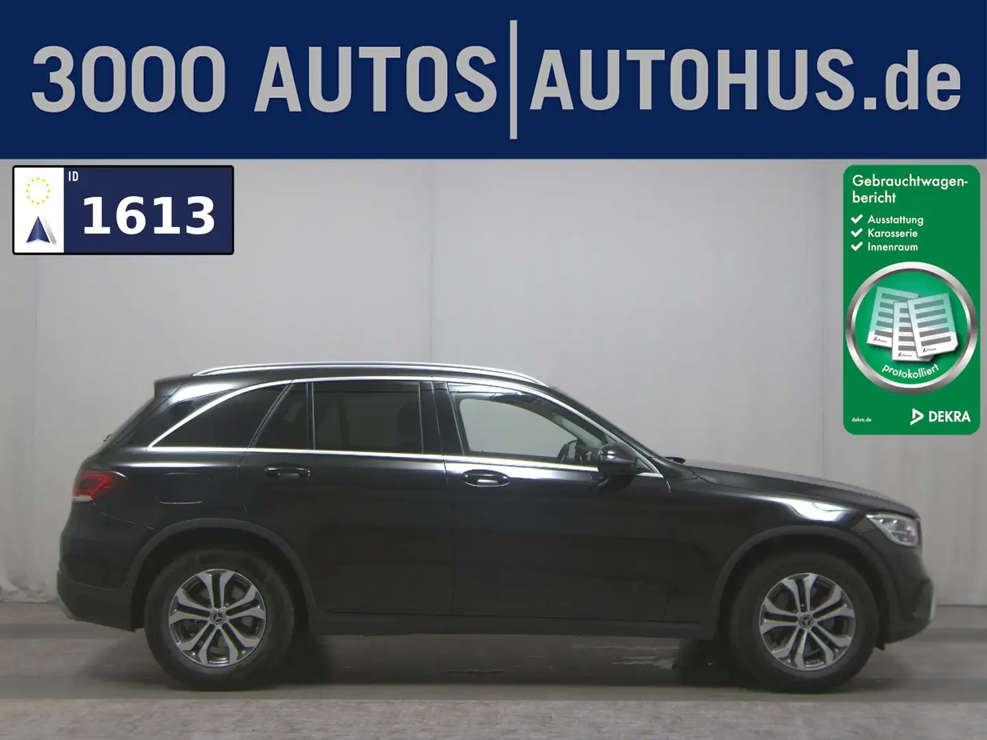Mercedes-Benz GLC 220 d 4M Navi LED RFK AHK Distronic+ Schwarz - 1