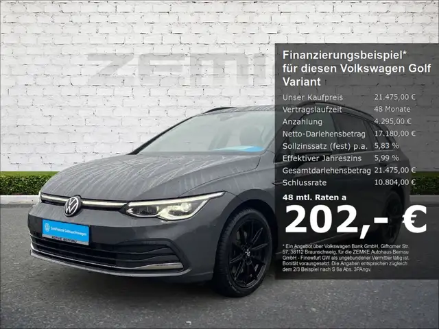 Volkswagen Golf Variant VIII 2.0 TDI Style Navi Digitales Cockpit Memory S