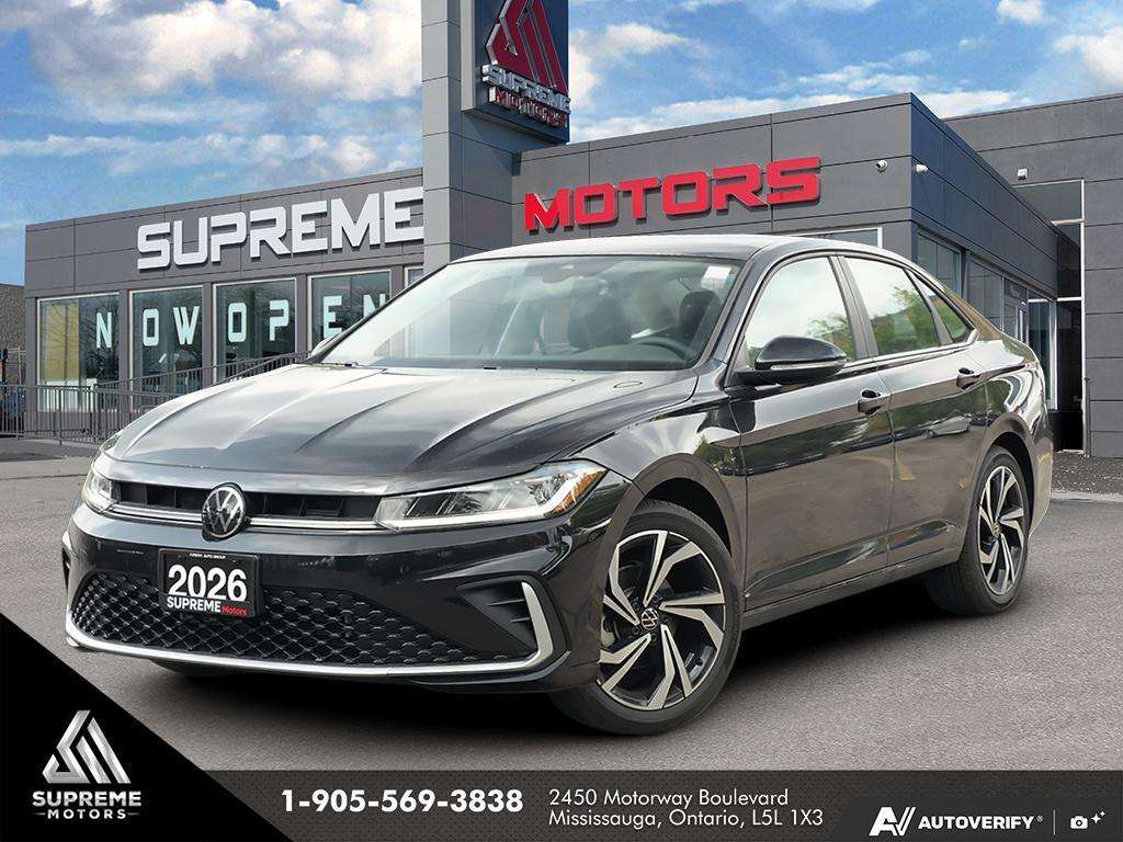 2026 Volkswagen Jetta HIGHLINE / CLEAN CARFAX / SUNROOF / LEATHER / NAVI