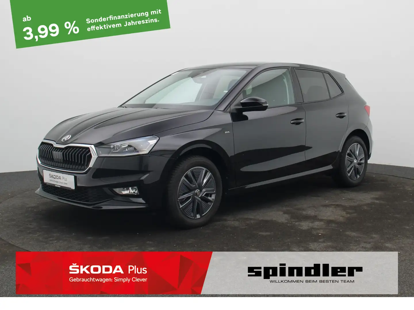 Skoda Fabia Selection 1.0 TSI / SmartLink, Navi, LED Schwarz - 1