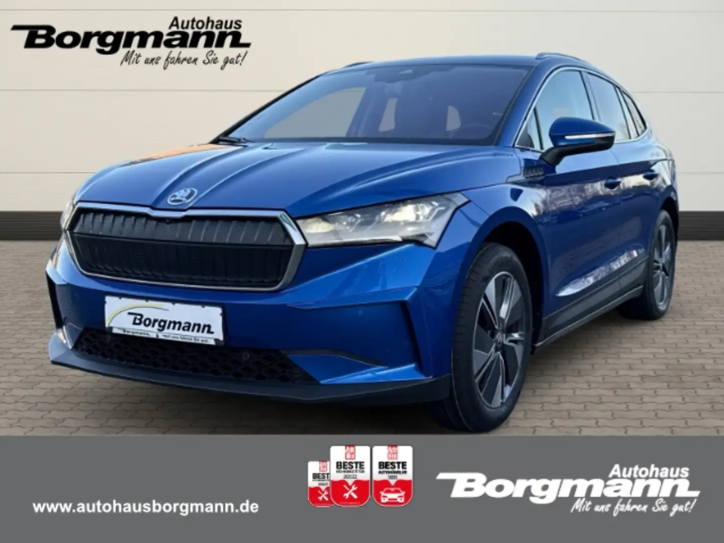 Skoda Enyaq 80 Lounge Blau - 1