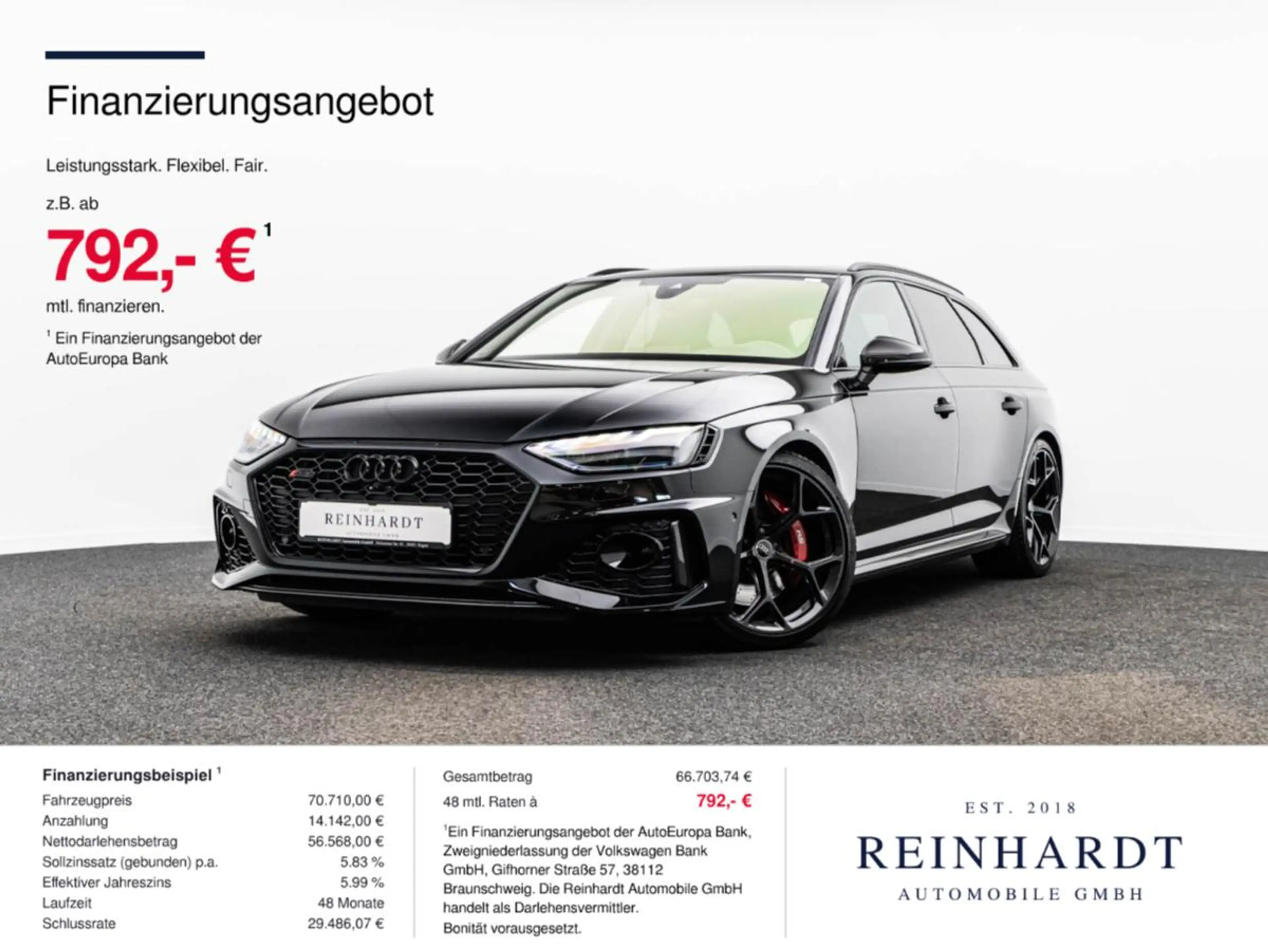 Audi RS4 AVANT COMPETITION ACC/HuD/PANO/RS-SCHALE/360