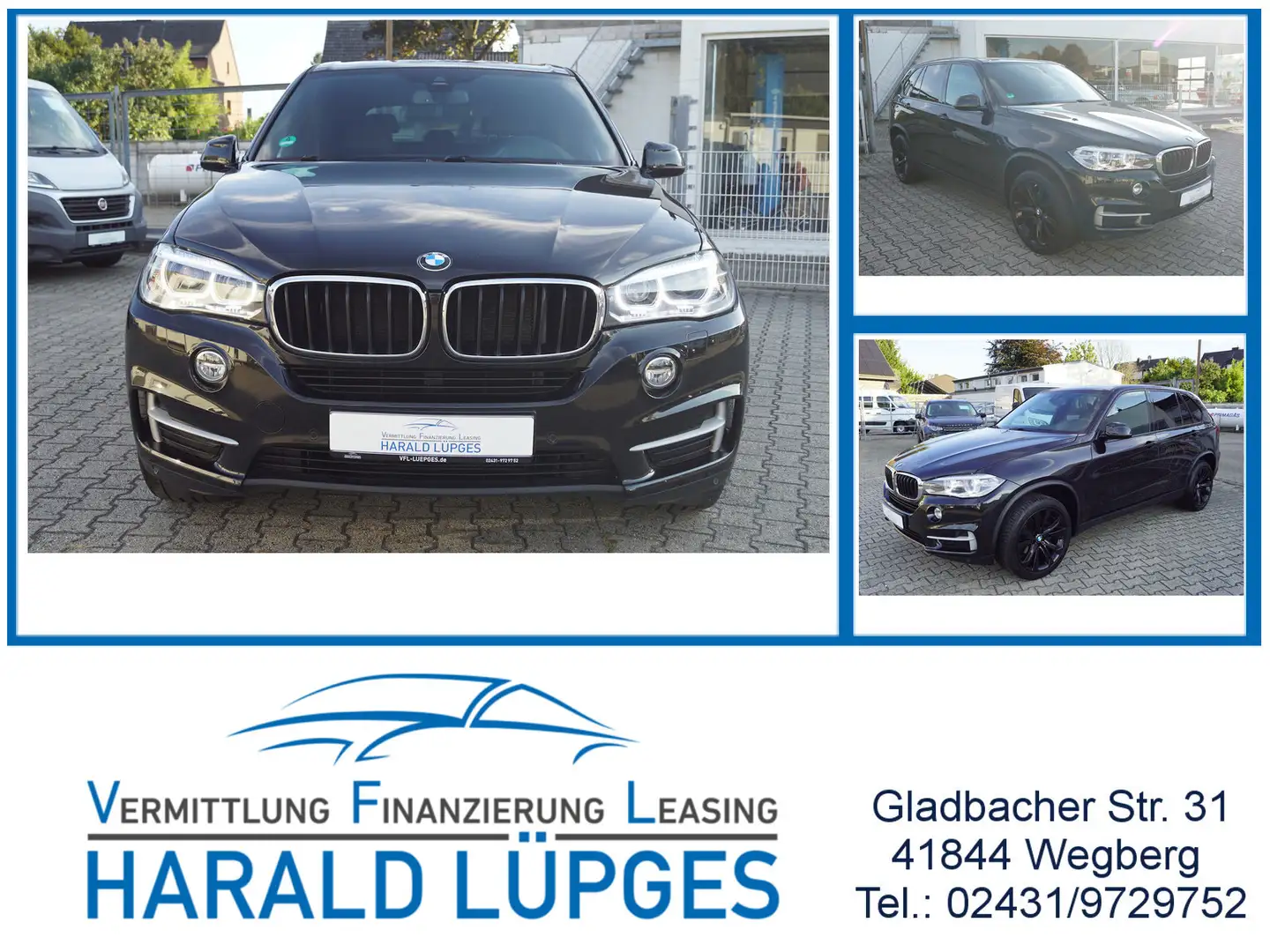BMW X5 xDrive 30 d, Leder, HeadUp, RFK, Navi, 20 Zoll Schwarz - 1