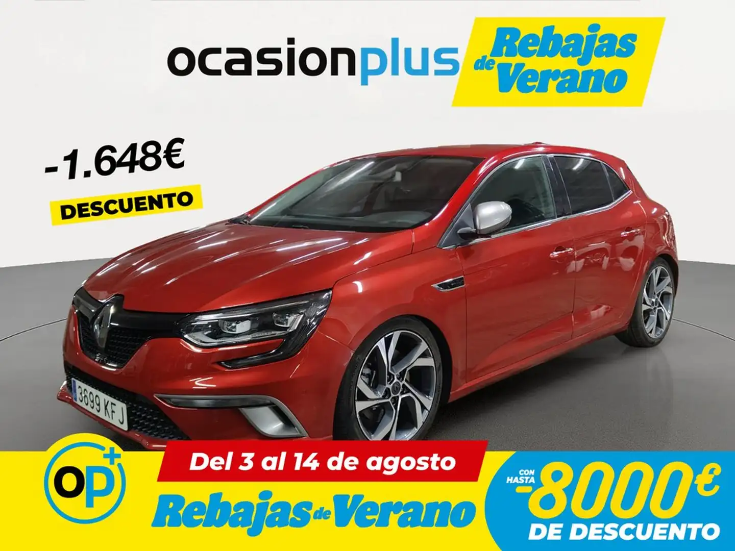 Renault Megane 1.6 TCe Energy GT EDC 151kW Rojo - 1