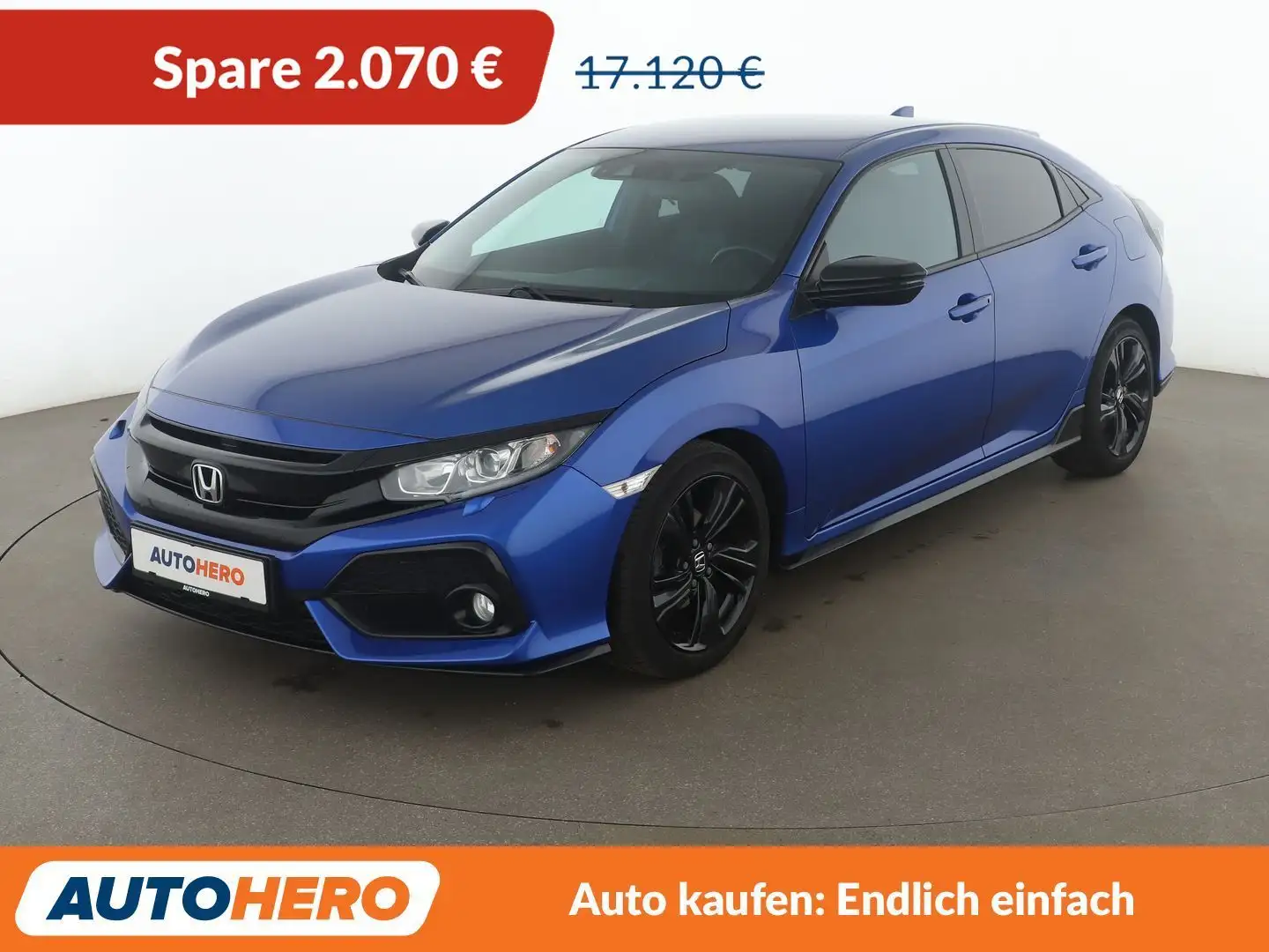 Honda Civic 1.0 VTEC Dynamic Limited Edition Aut.*NAVI*LED*ACC Azul - 1