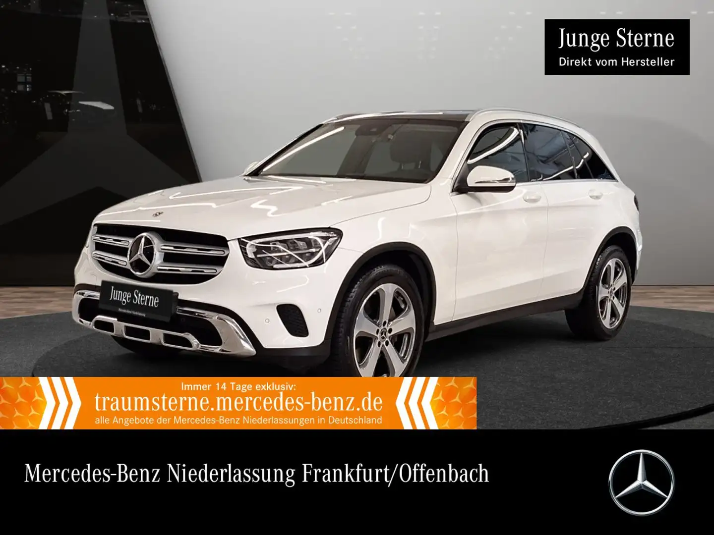 Mercedes-Benz GLC 300 d 4M PANO+LED+STHZG+KAMERA+SITZKLIMA+SPUR Weiß - 1