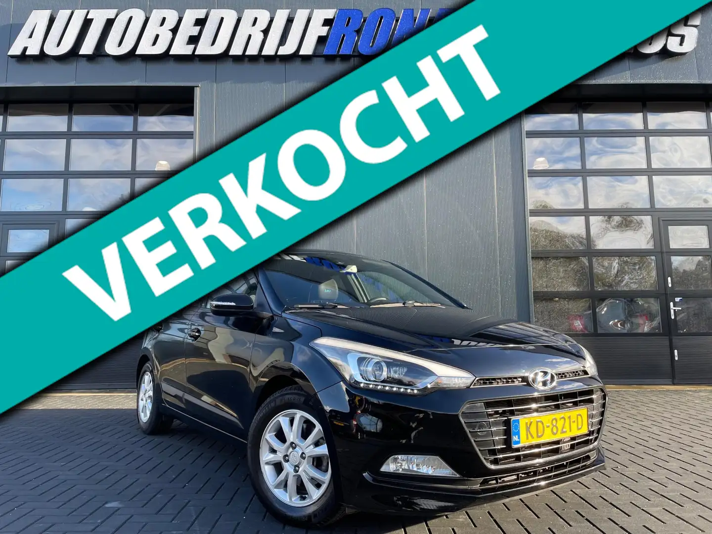 Hyundai i20 1.0 T-GDI Go! 2016 NL.Auto/Trekhaak/Camera/Cruise- Noir - 1