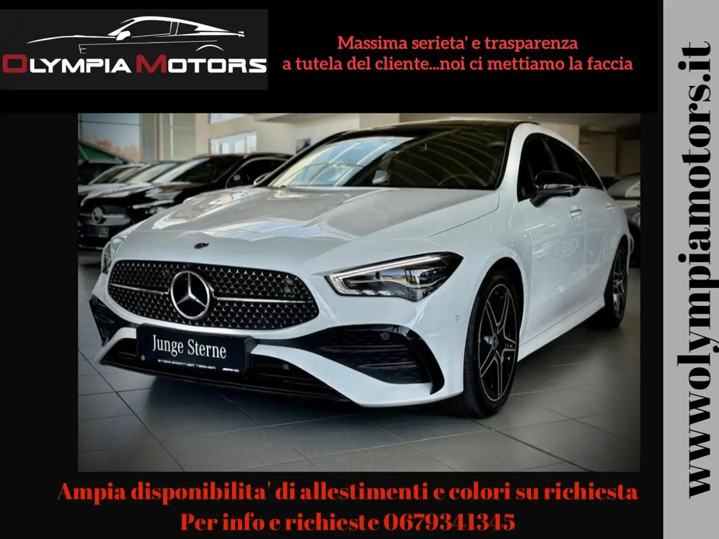 Mercedes-Benz CLA 200 SB D PREMIUM AMG NAVI LED PANORAMA KAMERA Bianco - 1