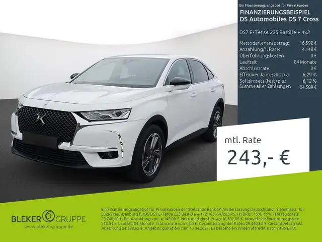 DS Automobiles DS 7 Crossback DS7 E-Tense 225 Bastille + 4x2