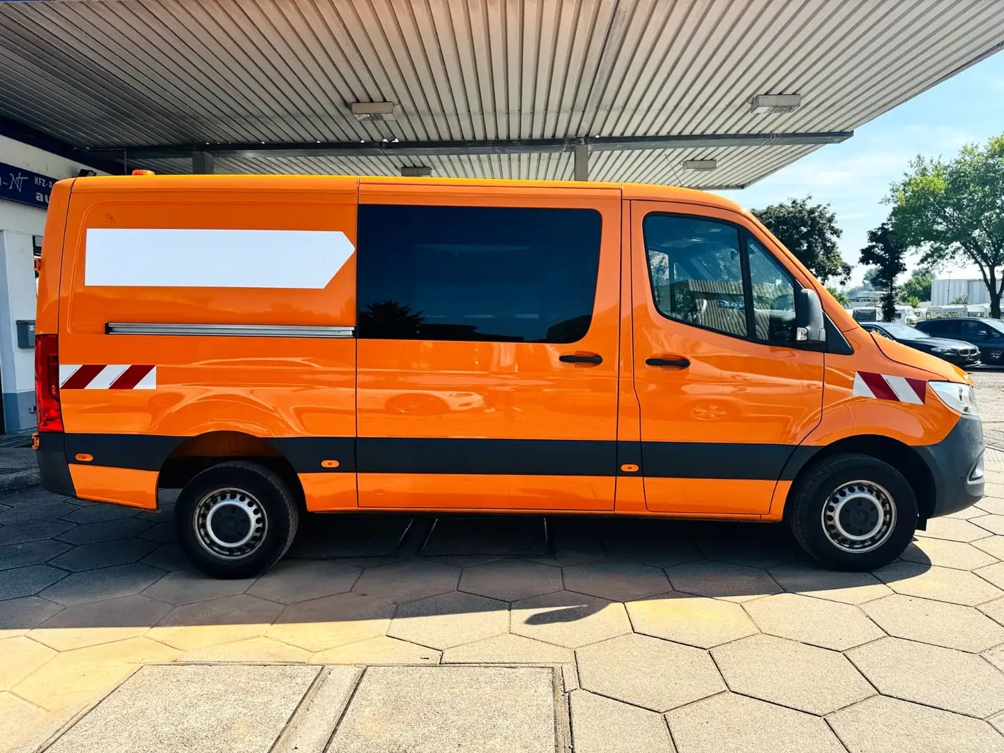 Mercedes-Benz Sprinter Kasten 316 RWD WERKSTATTUMBAU/STAND HZG Naranja - 2