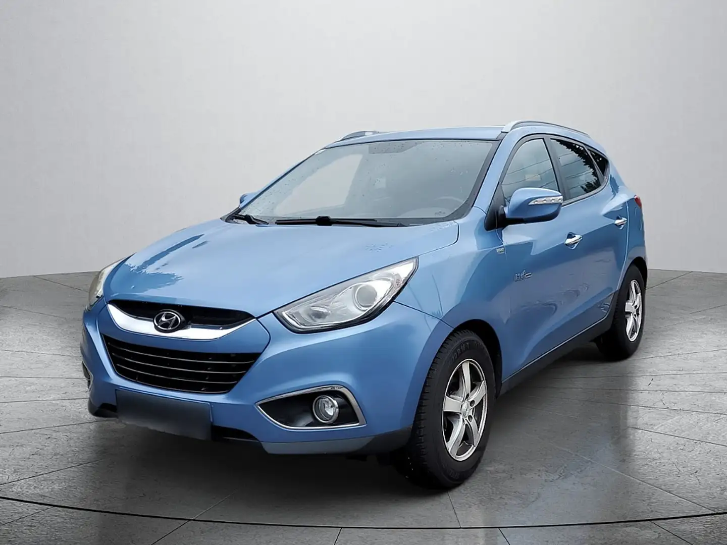 Hyundai iX35 1,7 CRDi *Teilleder*Sitzhzg*AHK*8-fach*ACC* Bleu - 2