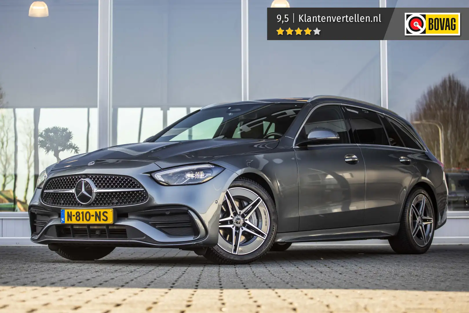 Mercedes-Benz C 200 Estate Launch Edition AMG Line | NL Auto | Elektri Grijs - 1