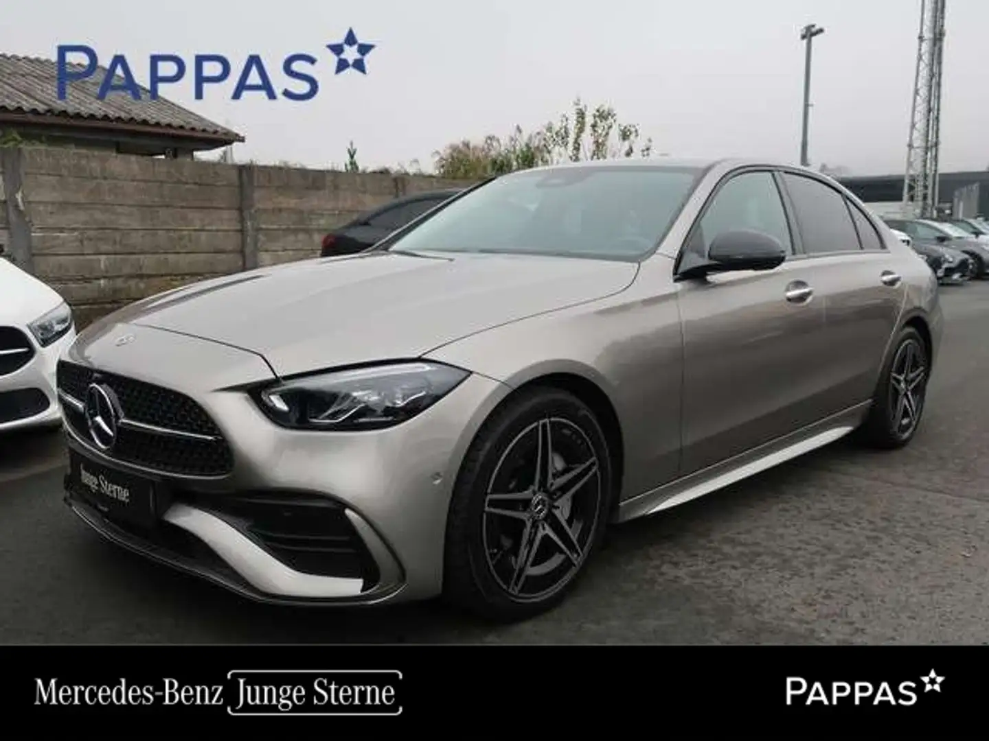 Mercedes-Benz C 220 d 4MATIC PTS Navi Cam LED SHZ Keyl Silber - 1