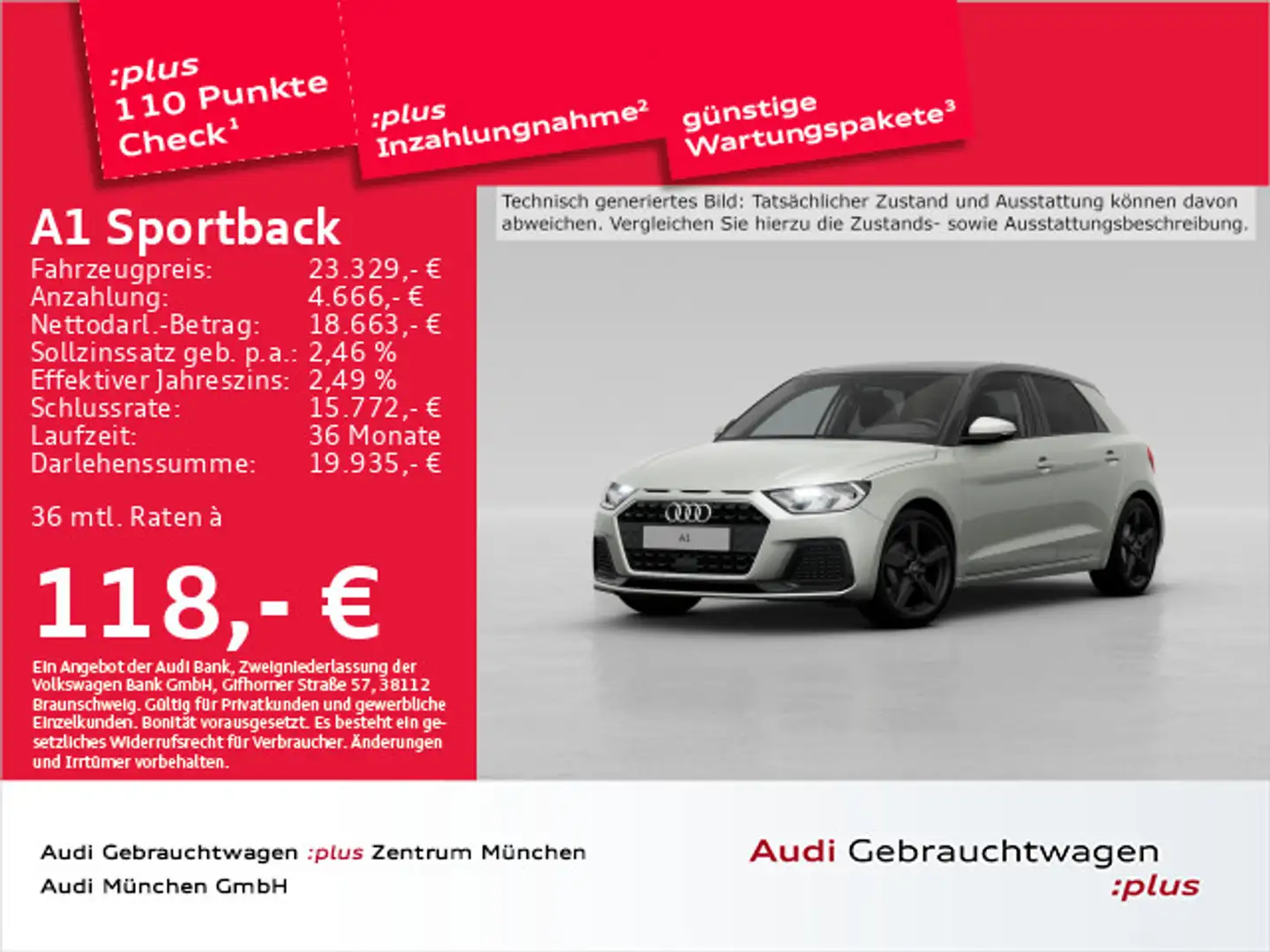 Audi A1 25 TFSI S tronic advanced SitzHzg/V Plateado - 1