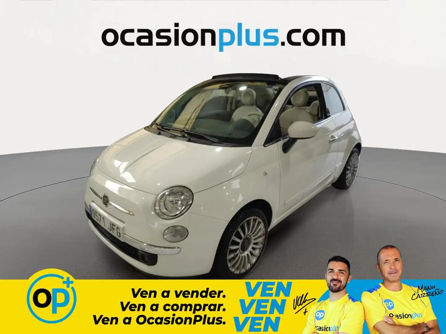 Fiat 500C 1.2 Lounge Blanco - 1