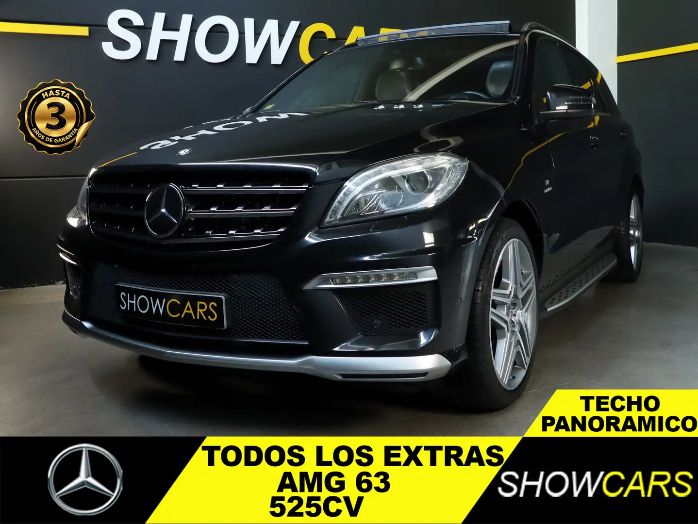Mercedes-Benz ML 63 AMG 4M Aut. Negro - 1