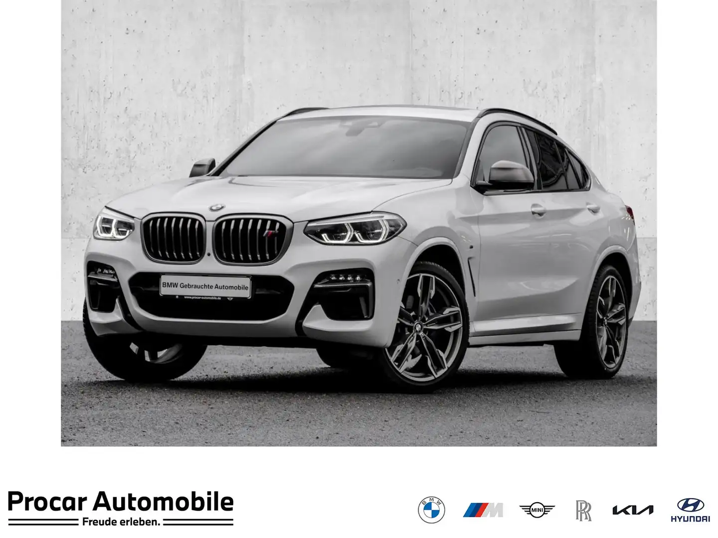 BMW X4 M 40d M SPORT+PANO+HuD+H/K+DA PLUS+STANDHZG Blanc - 1