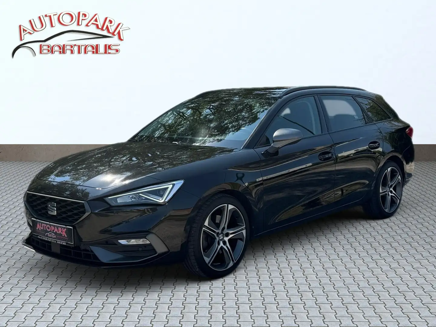 SEAT Leon FR 2.0 TDI DSG**1.BESITZ**LED**NAVI**VIRTUALL**L** Schwarz - 1